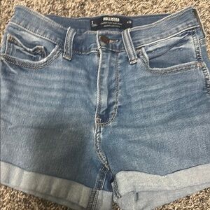 Hollister Light Blue Denim Shorts